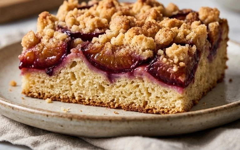 Pflaumenkuchen mit Butter-Zimt-Streuseln