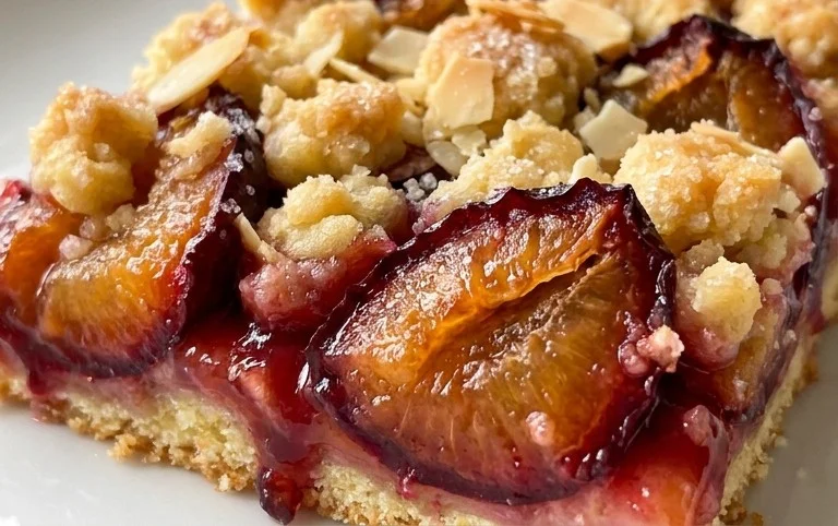 Pflaumenkuchen mit Streusel vom Blech