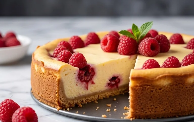 Butterkekskuchen mit Himbeeren: Einfach & Lecker!