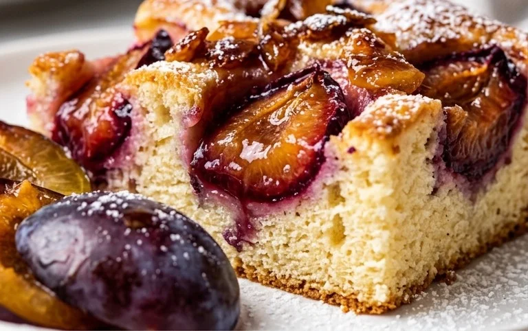 Lockerer Zwetschgenkuchen