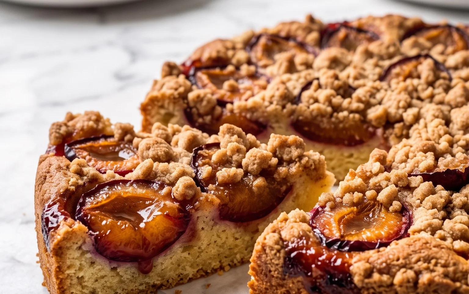 Zwetschgenkuchen mit Zimtstreuseln – Herbstlicher Genuss