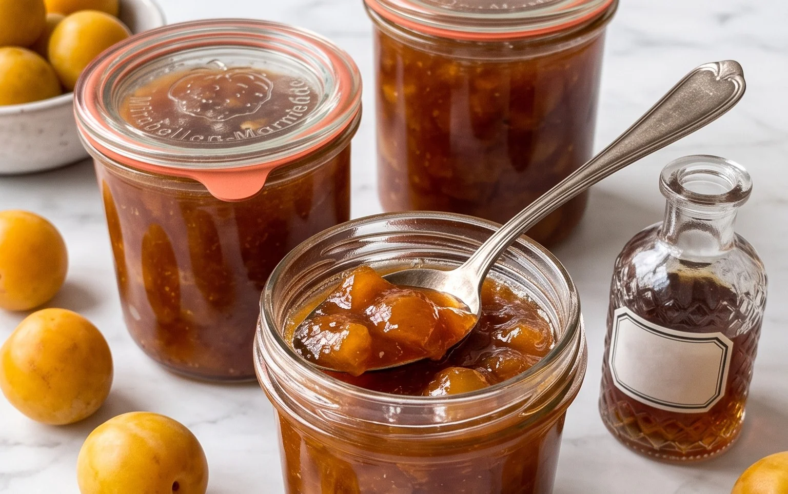 Mirabellen-Marmelade mit Rum Extract-Extrakt: Luxus für Genießer